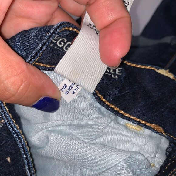 women's American Eagle Super Stretch capri Jegging ankle Jeans Size 4 Regular - Picture 3 of 7